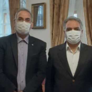  دیدار دکتر رستگار مدیریت مجتمع با سفیر محترم جمهوری اسلامی ایران در ترکیه 